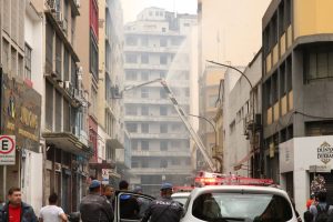 Incêndio no centro de São Paulo
