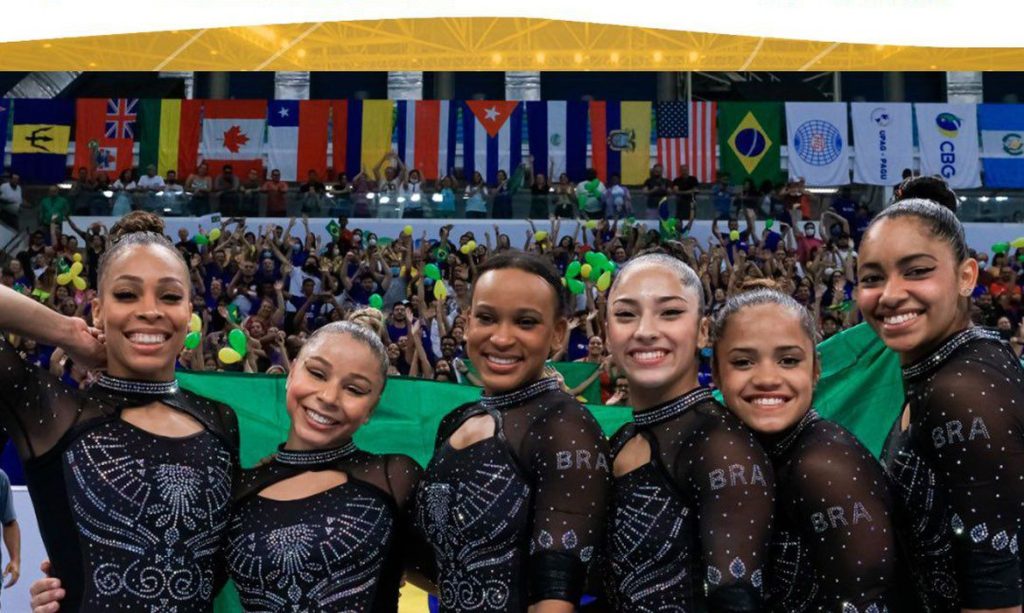 seleção brasileira de ginástica artística x Pan-Americano
