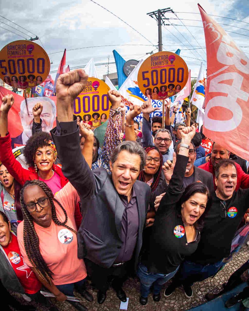 Haddad participa de caminhada em Mauá