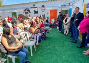 Inauguração da creche no Center Ville