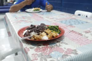 abrigo para moradores de rua x jantar