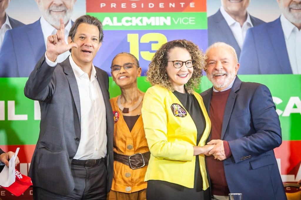 Haddad, Marina Silva, Luciana Genro e Lula