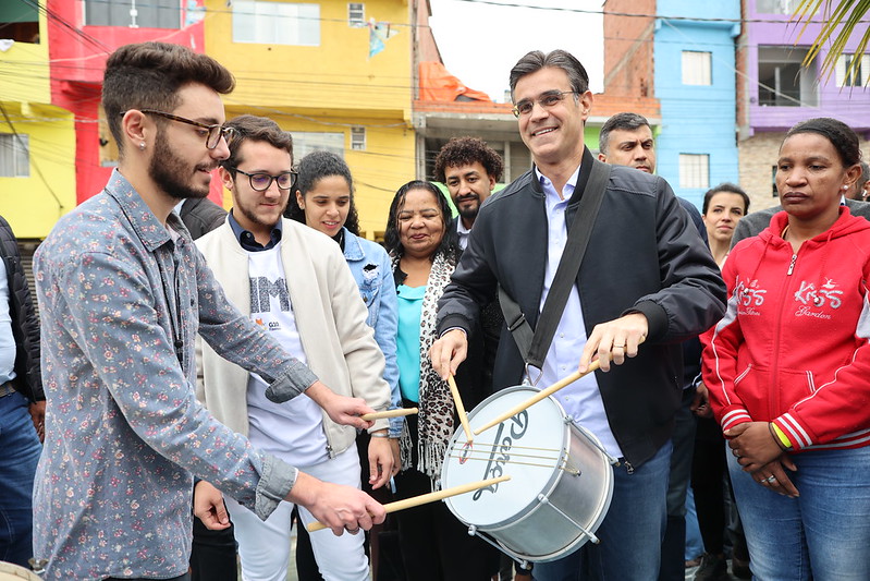 Rodrigo Garcia em Paraisópolis