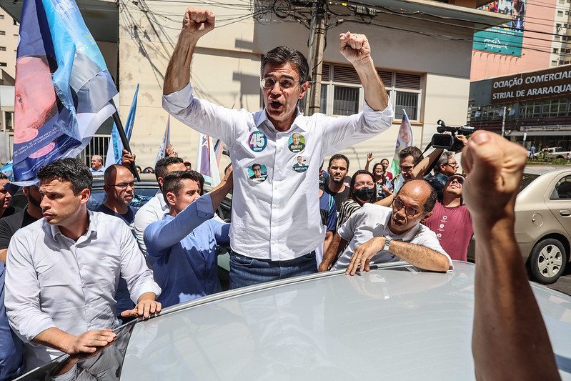Rodrigo Garcia, governador, em Araraquara