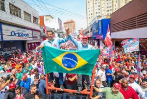 Haddad e Lula em São Bernardo do Campo