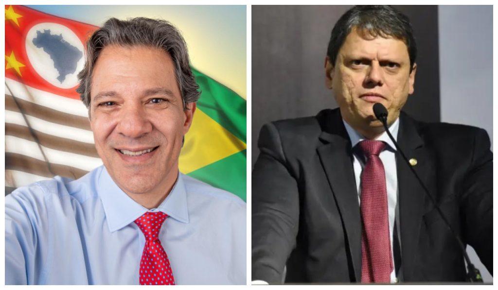Haddad e Tarcísio de Freitas