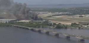Incêndio no Aeroporto Galeão