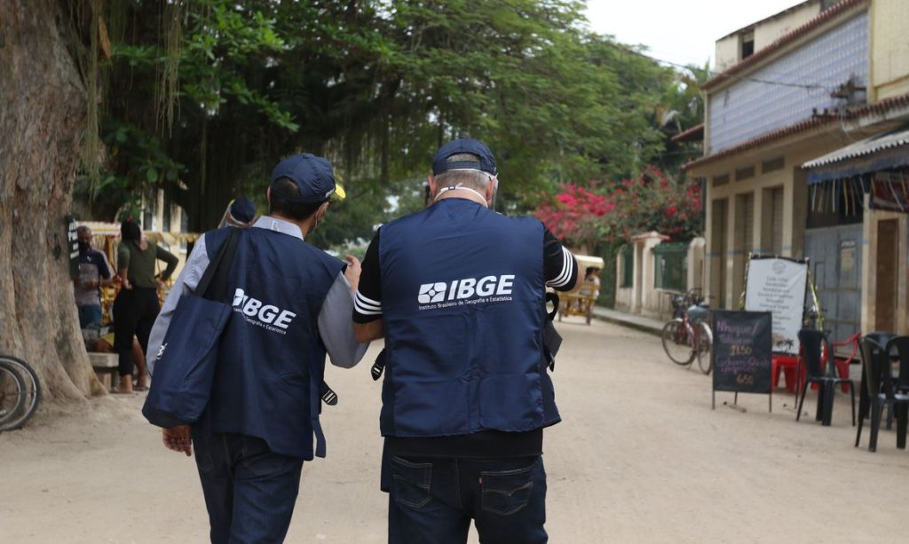 Pesquisadores do IBGE no Censo