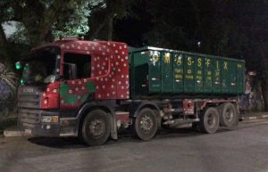 caminhão roubado em Arujá