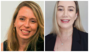 Marta e Regina, jornalistas, respectivamente, da Maternidade de Arujá e do PAM Barreto