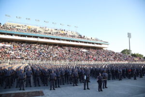 Formatura de novos integrantes da Polícia Militar