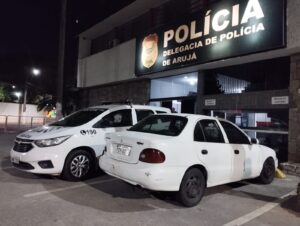 Hyundai furtado foi levado à Delegacia de Arujá