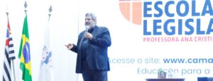 Mario Sergio Cortella na inauguração da Escola do Legislativo