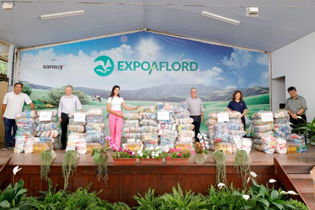 Expo Aflord x doações de alimentos