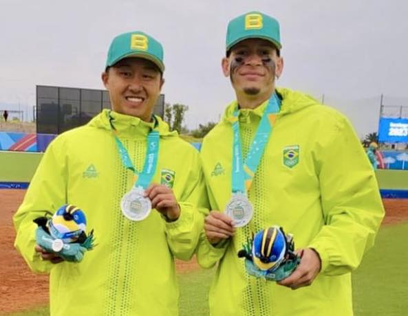 Jogadores de beisebol de Arujá nos Jogos Pan-Americanos