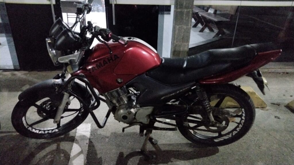 motocicleta roubada