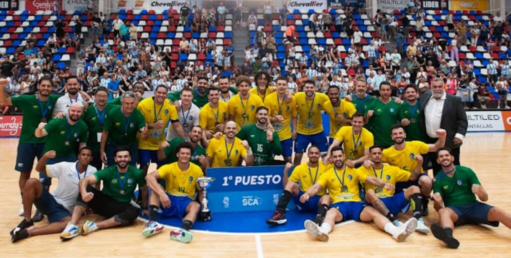Brasil campeão do Sul Centro Americano de Handebol de 2024