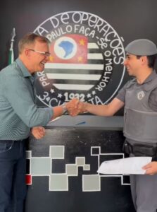 Luis Camargo e capitão Pelegrini