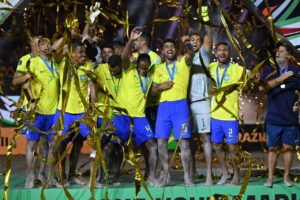Seleção Brasileira campeã da Copa do Mundo de Futebol de Areia