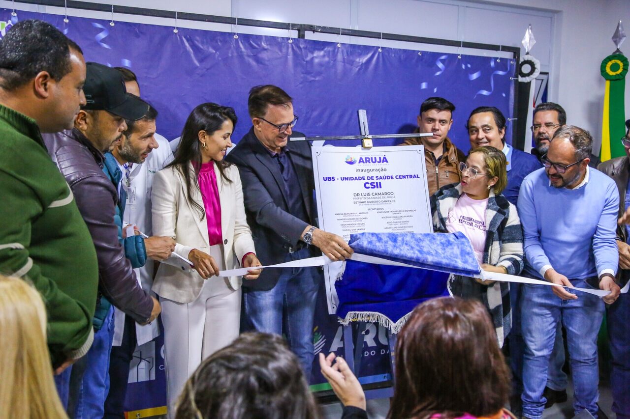 Camargo inaugura UBS Centro - Arujá Repórter