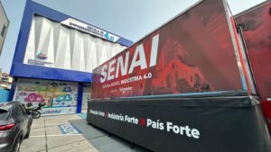 Unidade Móvel do Senai em Arujá