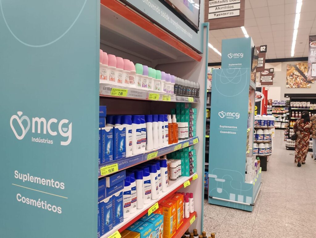 Prateleira MCG cosméticos no Styllus