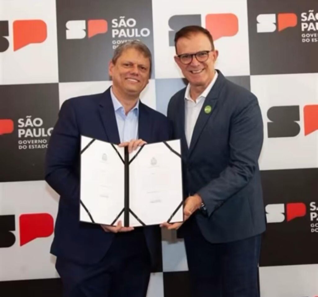 Tarcísio de Freitas e Luis Camargo