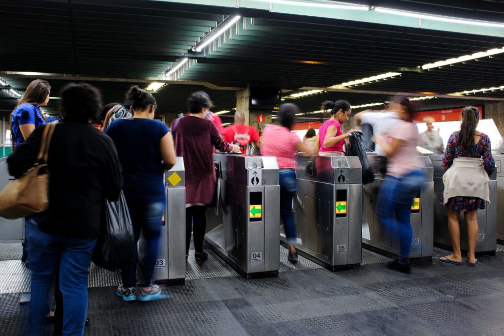 catraca do Metrô