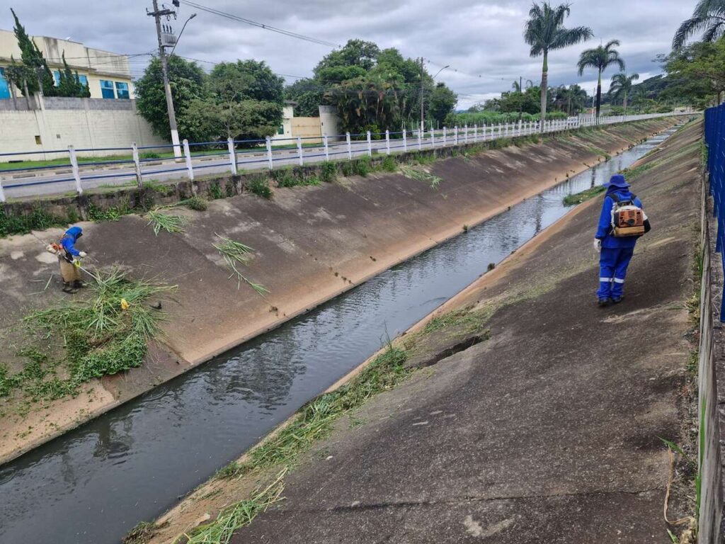 roçagem na avenida Amazonas