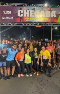 Corrida noturna de Arujá