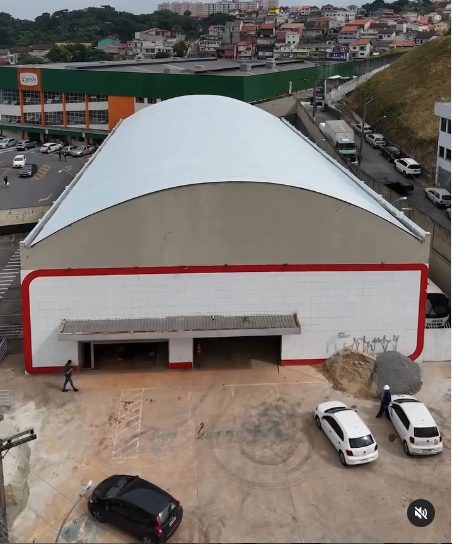 Prédio do novo Senai em Arujá