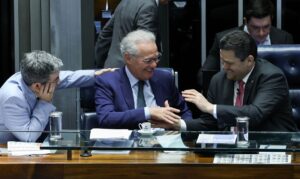 Davi Alcolumbre e Renan Calheiros