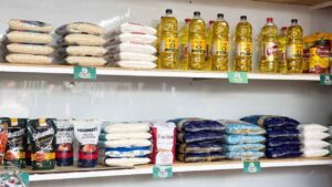 alimentos na loja Vale Reciclar