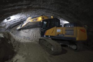 abertura de tunel no Rodoanel Norte