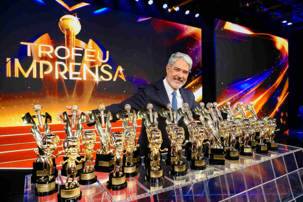 William Bonner no Troféu Imprensa