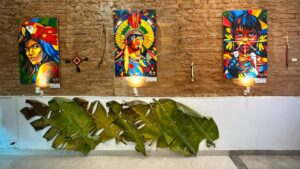 Exposição dos povos indígenas no Museu de Arujá