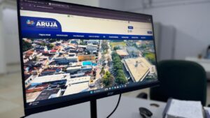 site da Prefeitura de Arujá