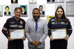 vereador Danilo e servidores do SAMU