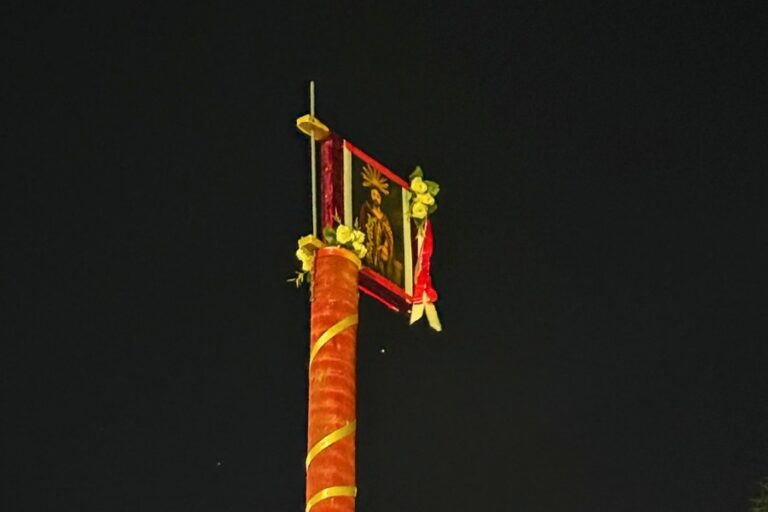 mastro da Festa do Bom Jesus em Arujá
