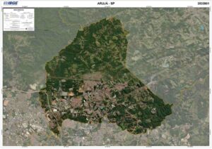 mapa de Arujá IBGE