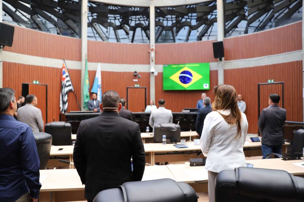 plenário da Câmara de Arujá