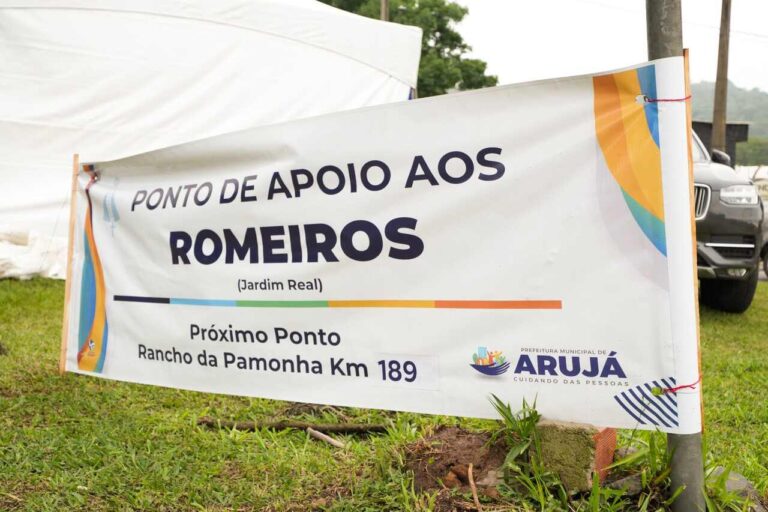 ponto de apoio a romeiros em Arujá